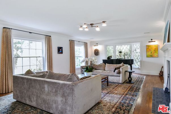 Fireplace, Interior, Living room, Piano, Wood Texture Flooring