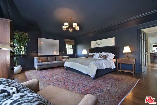 Bedroom, Chandelier, Interior, Wood Texture Flooring