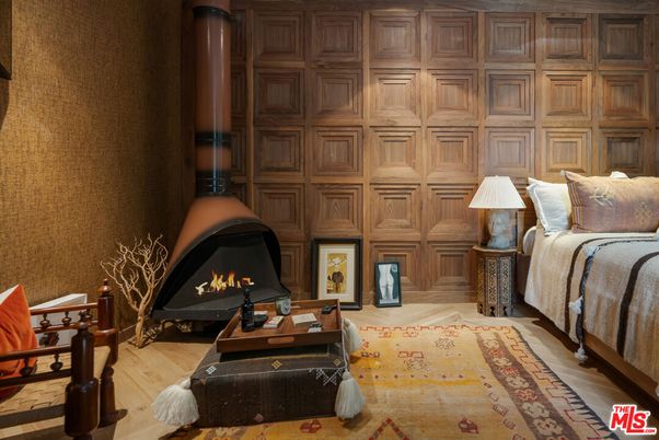 Fireplace, Interior, Wood Texture Flooring