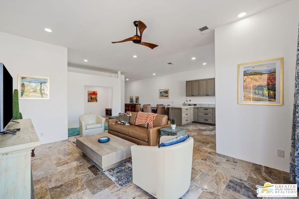 Interior, Kitchen, Living room, Recessed Lighting