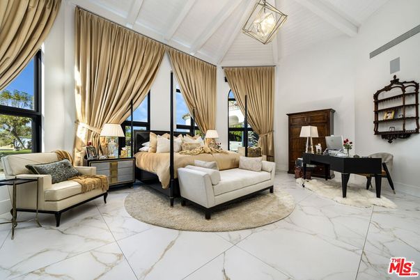 Bedroom, Home Office, Interior, Marble