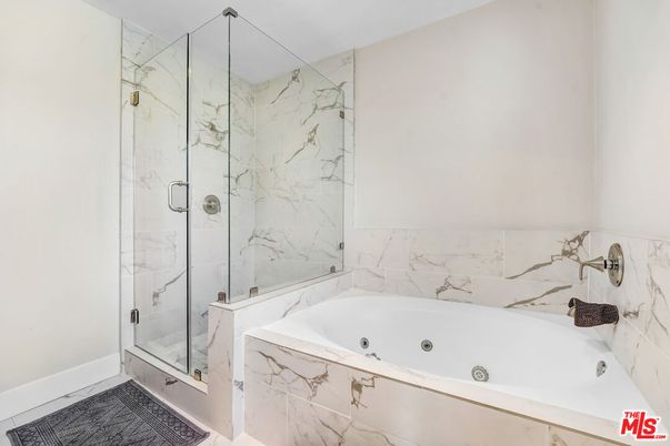 Bathroom, Glass Shower, Interior, Marble Walls