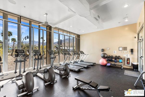 Fitness Equipment, Gym, Interior, Recessed Lighting