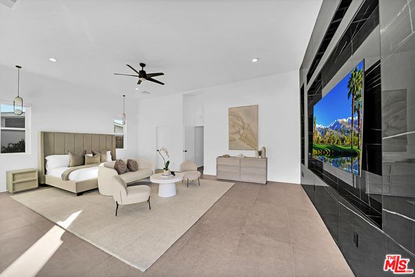 Bedroom, Interior, Pendant Lights, Recessed Lighting