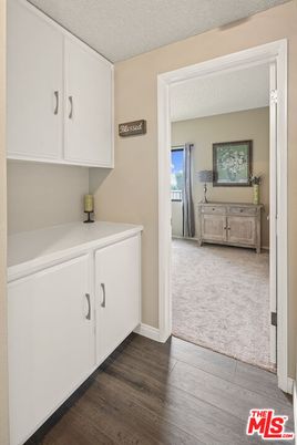 Interior, Washer, Wood Texture Flooring