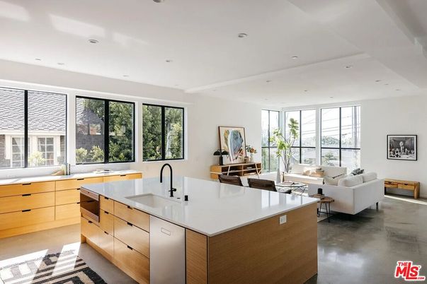 Interior, Kitchen, Living room, Recessed Lighting