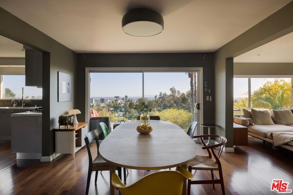 Dining room, Interior, Wood Texture Flooring