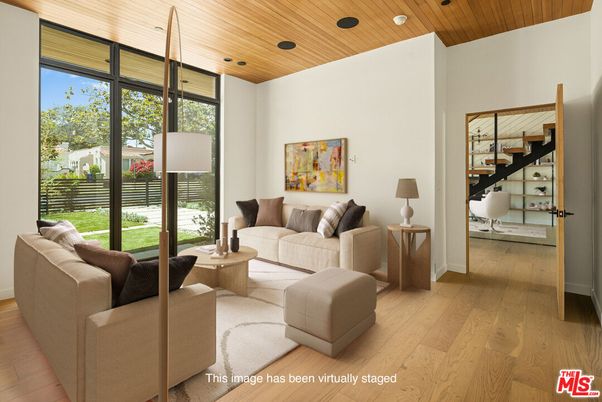 Interior, Living room, Recessed Lighting, Wooden Ceilings, Wood Texture Flooring