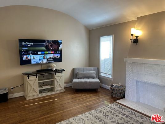 Fireplace, Interior, Wood Texture Flooring