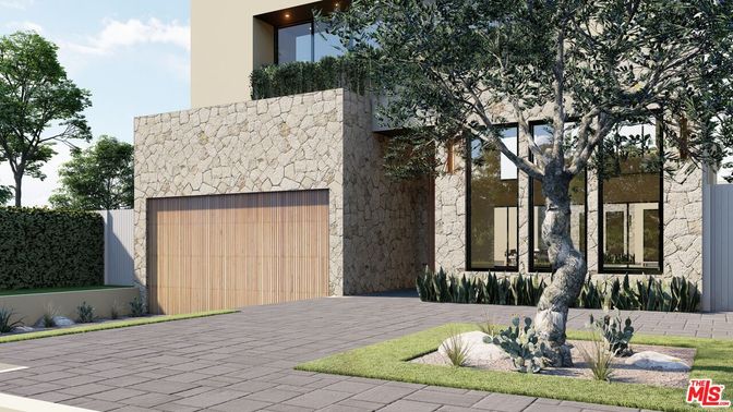 Attached, Exterior, Facade, Modern