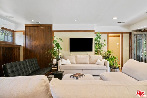 Interior, Living room, Recessed Lighting