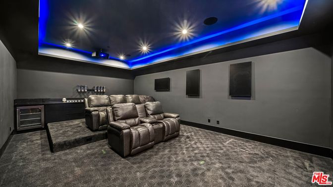 Home Theatre Room, Interior, Recessed Lighting, Theatre Room