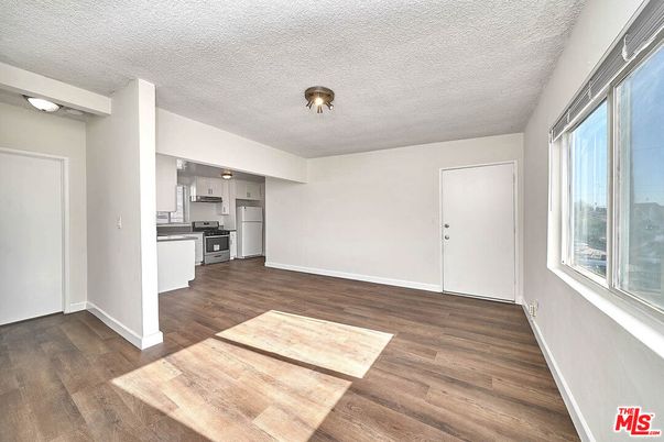 Empty room, Interior, Kitchen, Wood Texture Flooring