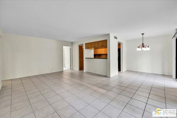 Empty room, Interior, Kitchen, Pendant Lights