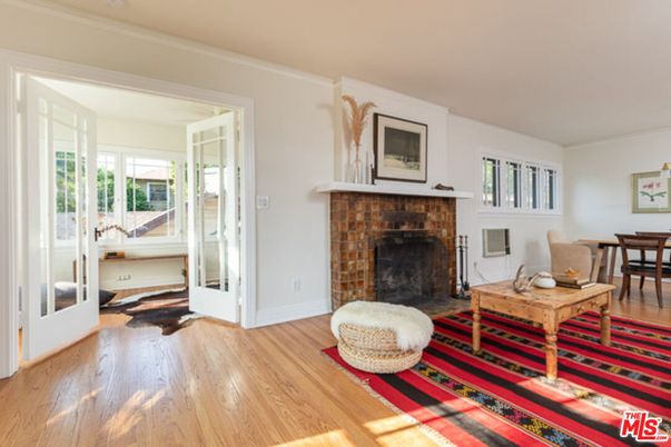 Fireplace, Interior, Wood Texture Flooring