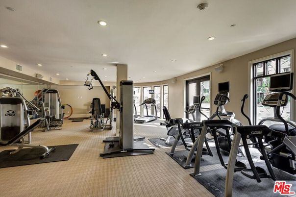 Fitness Equipment, Gym, Interior, Recessed Lighting