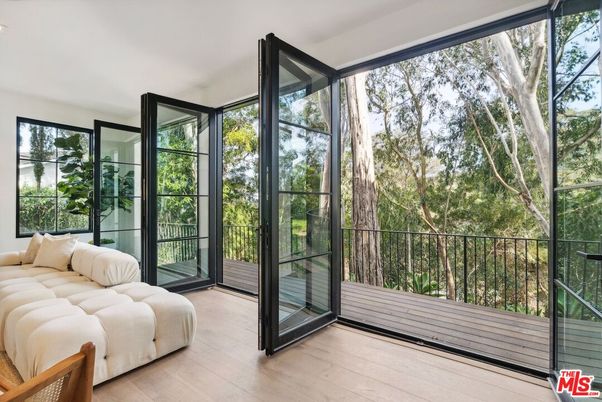 Bedroom, Interior, Sun Room, Wood Texture Flooring
