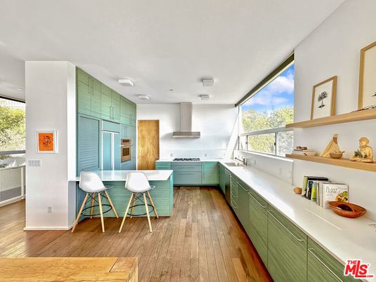 Interior, Kitchen, Wood Texture Flooring