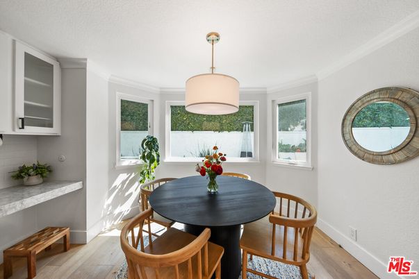 Dining room, Interior, Wood Texture Flooring