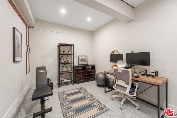 Fitness Equipment, Home Office, Interior, Recessed Lighting