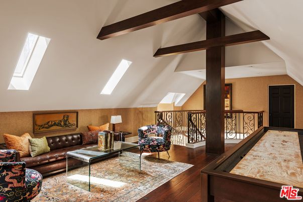 Interior, Living room, Wooden Beams, Wood Texture Flooring