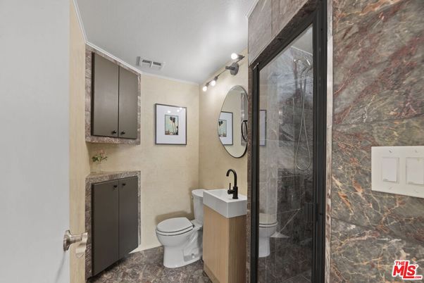Bathroom, Glass Shower, Interior