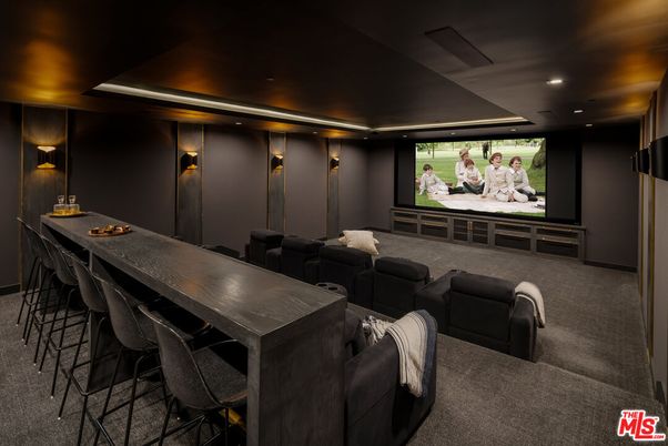 Home Theatre Room, Interior, Projection Screen, Recessed Lighting, Theatre Room