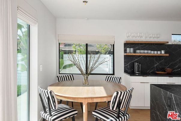 Dining room, Interior, Wood Texture Flooring