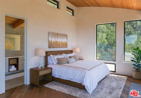 Bedroom, Interior, Wooden Ceilings, Wood Texture Flooring