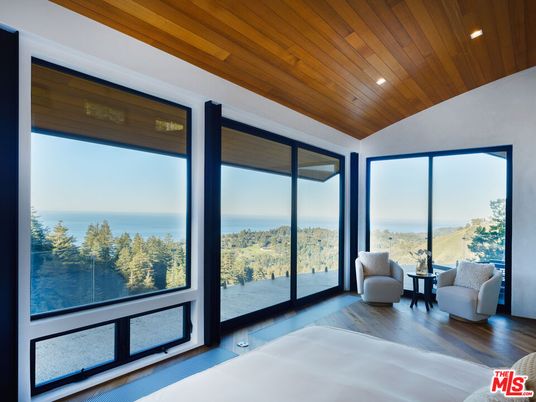Interior, Recessed Lighting, Water, Wooden Ceilings, Wood Texture Flooring