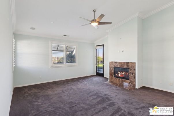 Empty room, Fireplace, Interior