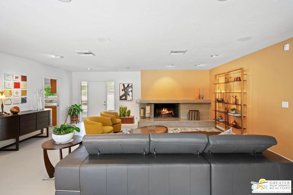 Fireplace, Interior, Living room, Recessed Lighting