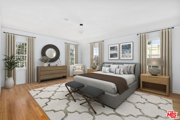 Bedroom, Interior, Wood Texture Flooring
