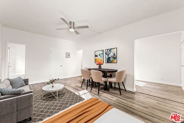 Dining room, Interior, Wood Texture Flooring