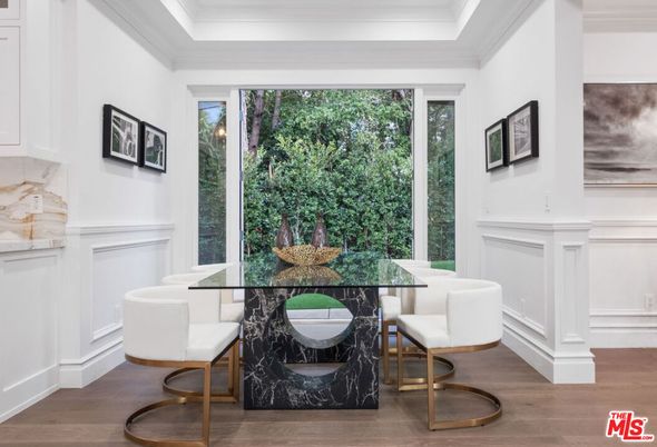 Dining room, Interior, Wood Texture Flooring