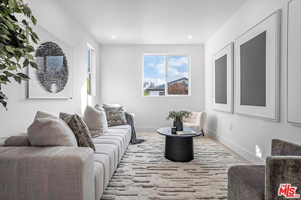 Interior, Living room, Recessed Lighting