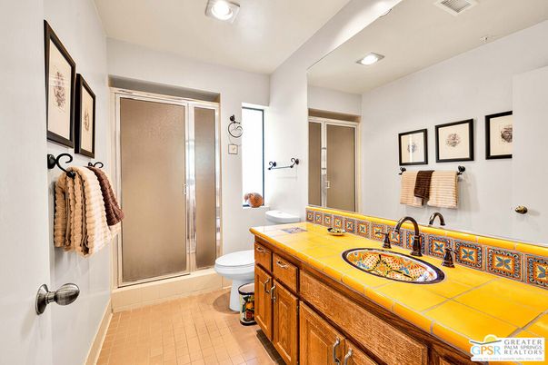 Bathroom, Dual Sink Vanities, Glass Shower, Interior, Recessed Lighting, Tile Countertops