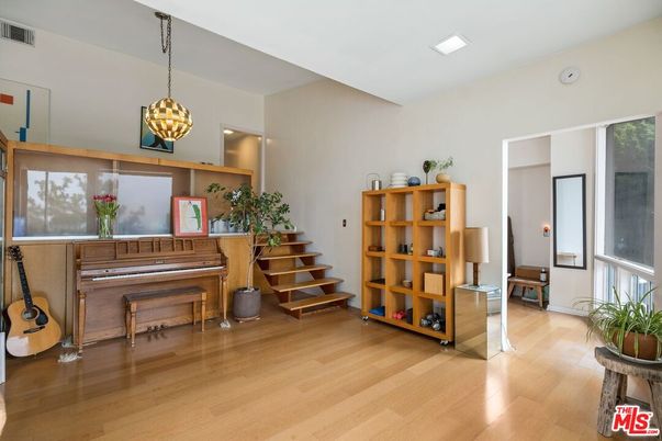 Interior, Pendant Lights, Piano, Wood Texture Flooring