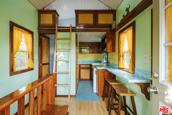 Interior, Kitchen, Wood Texture Flooring