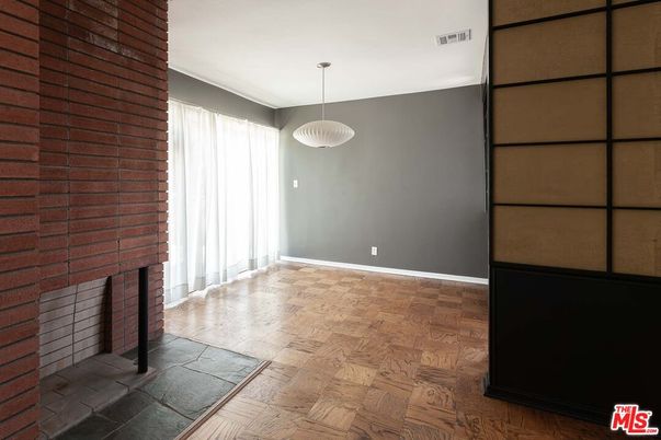 Interior, Pendant Lights, Stone Walls, Wood Texture Flooring