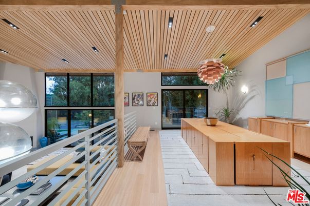 Interior, Recessed Lighting, Wooden Ceilings, Wood Texture Flooring