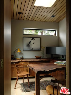 Home Office, Interior, Wooden Ceilings, Wood Texture Flooring