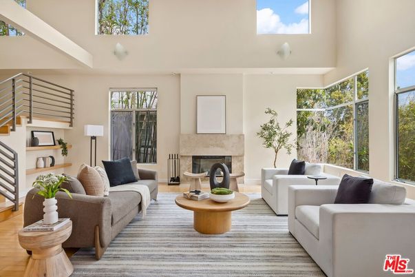 Fireplace, Interior, Living room, Wood Texture Flooring