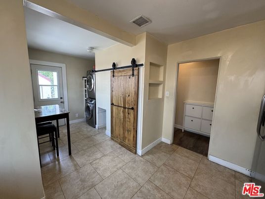 Dining room, Interior, Washer, Wood Texture Flooring