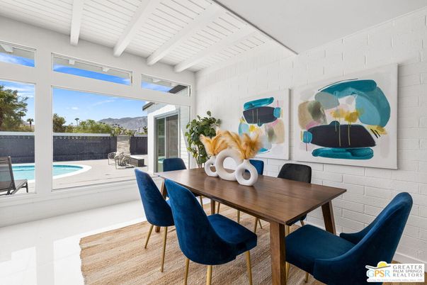 Dining room, Interior, Wood Texture Flooring