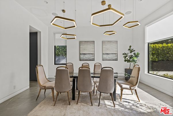 Dining room, Interior, Pendant Lights