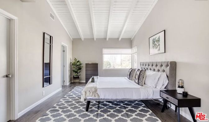 Bedroom, Interior, Wood Texture Flooring