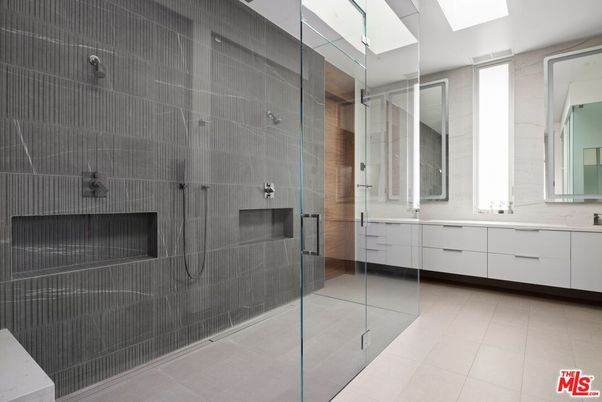 Bathroom, Dual Sink Vanities, Glass Shower, Interior