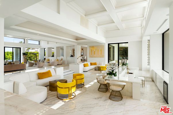 Interior, Living room, Marble, Recessed Lighting