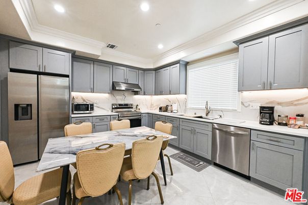 Interior, Kitchen, Recessed Lighting, Stainless Steel Appliances